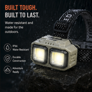 USB Rechargeable COB Headlamp